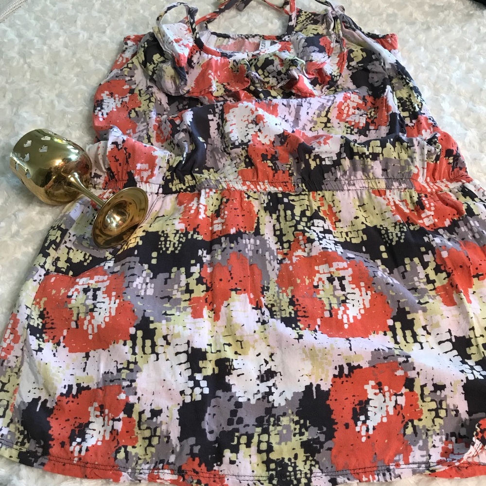 HANG 👣 TEN Mini summer dress LG cinch waist